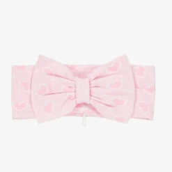 A Dee Girls Pink Cotton Headband