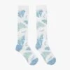 A Dee Girls White Butterfly Socks