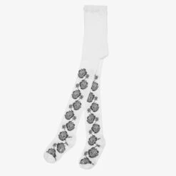 A Dee White & Grey Rose Tights -Deals Whimsy Collection Store a dee white grey rose tights 472747 cec0d9efb273e0cc3b8556469987c331e4917ad8