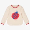 Agatha Ruiz De La Prada Beige Cotton Ladybird Sweatshirt