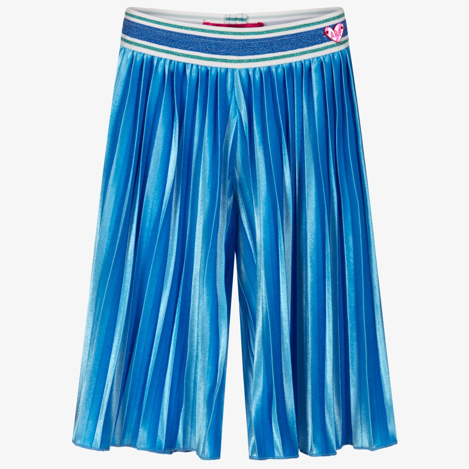 Agatha Ruiz De La Prada Girls Blue Velour Culottes 1 Agatha Ruiz De La Prada Girls Blue Velour Culottes