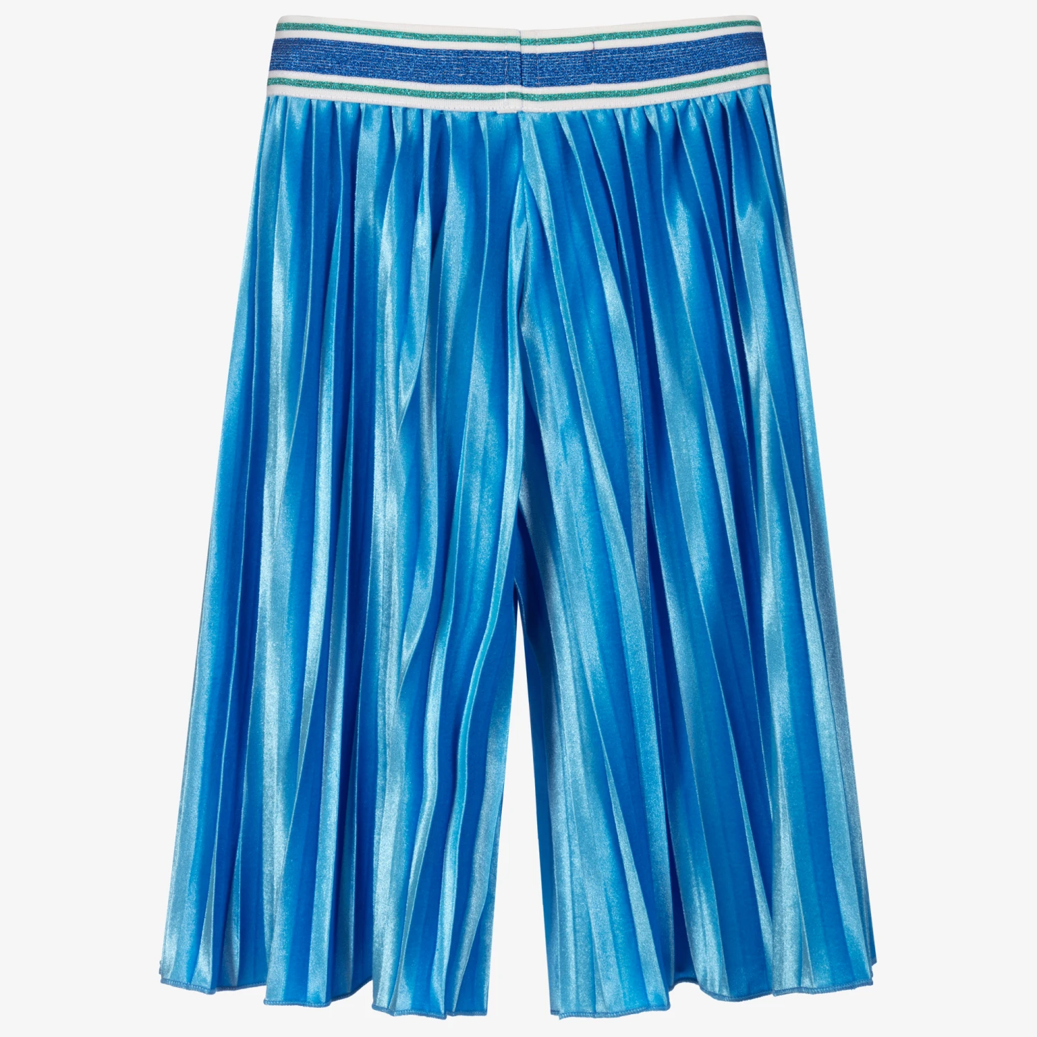 Agatha Ruiz De La Prada Girls Blue Velour Culottes 2 Agatha Ruiz De La Prada Girls Blue Velour Culottes - Image 2
