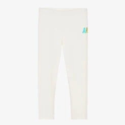 Agatha Ruiz De La Prada Girls Ivory Full Length Leggings
