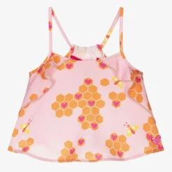 Agatha Ruiz De La Prada Girls Pink Bee Top