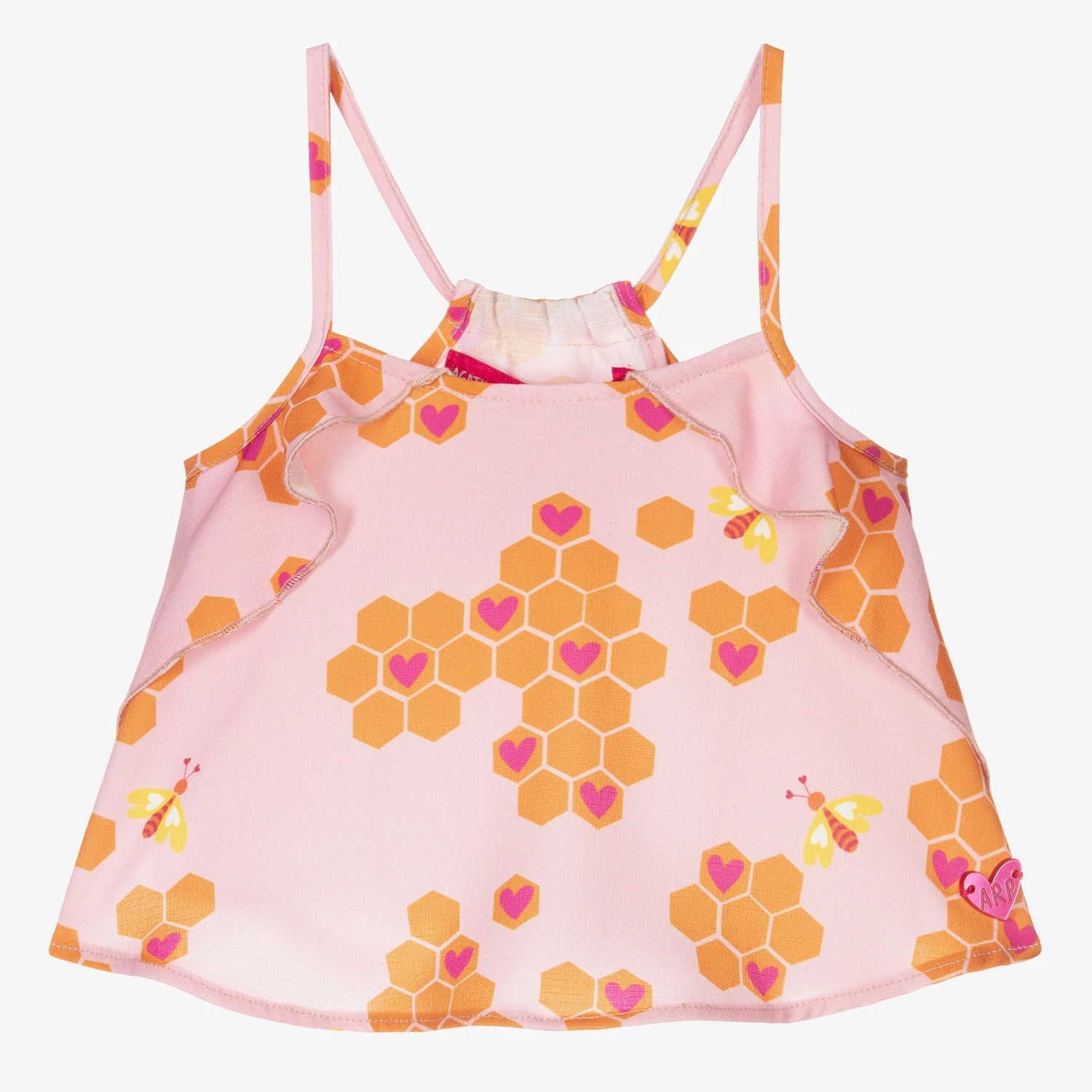 Agatha Ruiz De La Prada Girls Pink Bee Top 1 Agatha Ruiz De La Prada Girls Pink Bee Top