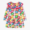 Agatha Ruiz De La Prada Girls Pink Cotton Shapes Dress