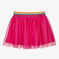 Agatha Ruiz De La Prada Girls Pink Tulle Skirt