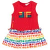 Agatha Ruiz De La Prada Red Cotton Dress Set
