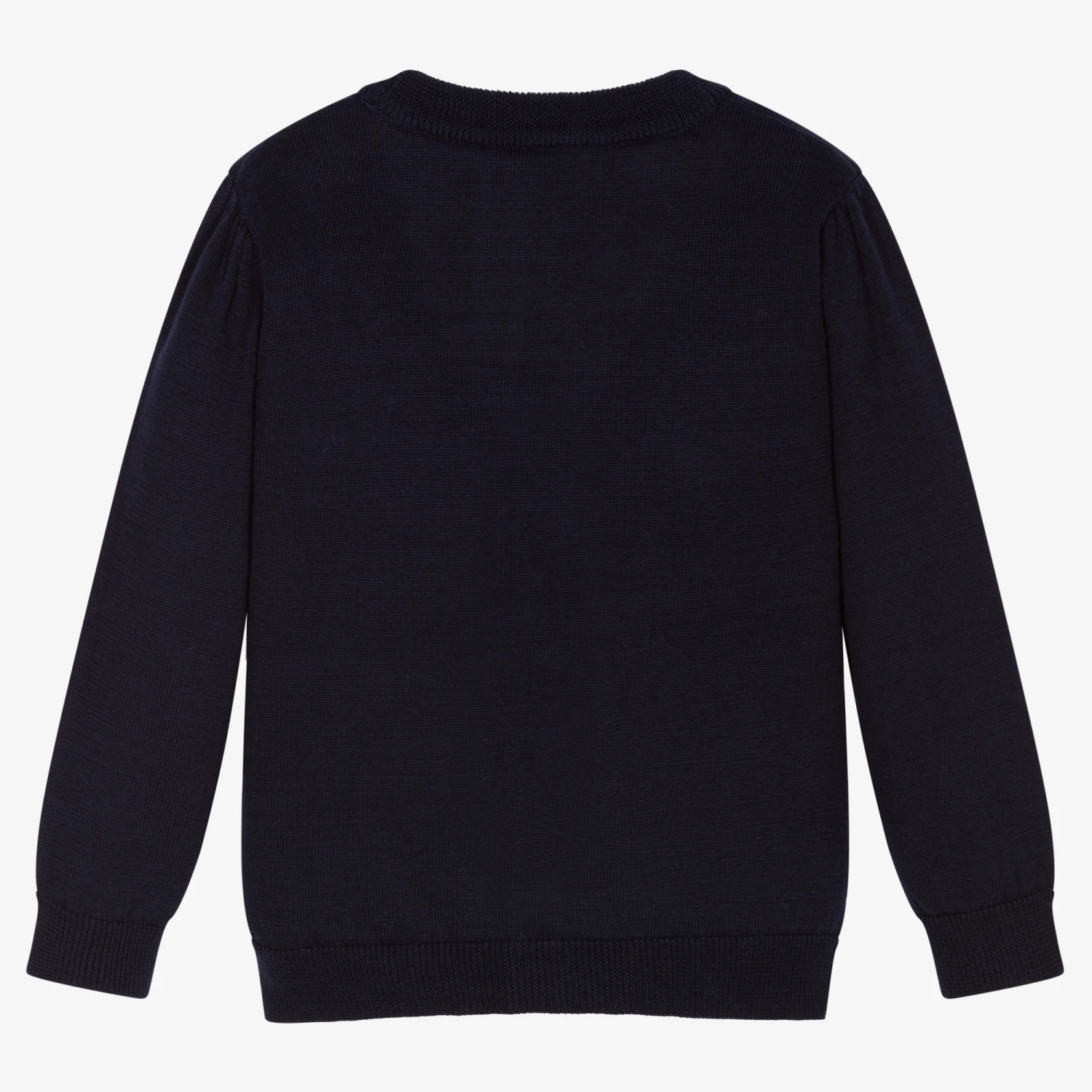 AIGNER Girls Blue Cotton Cardigan 2 AIGNER Girls Blue Cotton Cardigan - Image 2