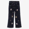 AIGNER Girls Blue Teddy Logo Jeans