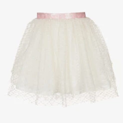 AIGNER Girls Ivory Tulle Logo Skirt -Deals Whimsy Collection Store aigner girls ivory tulle logo skirt 423042 47999879593c0286f645c3af80a5e55ab958d61e