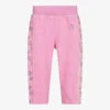 AIGNER Girls Pink Velour Joggers