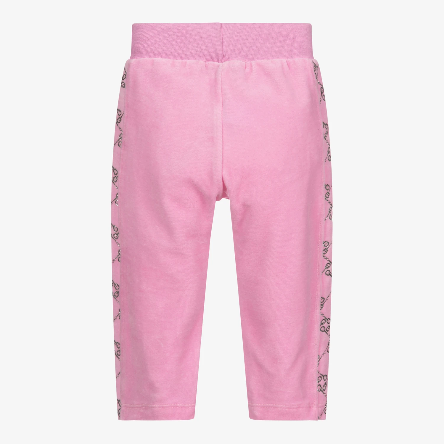 AIGNER Girls Pink Velour Joggers 2 AIGNER Girls Pink Velour Joggers - Image 2