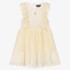 AIGNER Girls Yellow Chiffon Dress