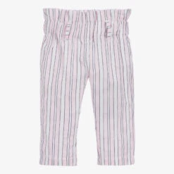 AIGNER Pink & White Cotton Trousers -Deals Whimsy Collection Store aigner pink white cotton trousers 290552 8f3595a44942ce471722af0bac762b08f3378850