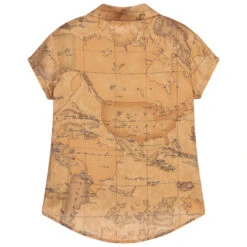 Alviero Martini Dark Beige Geo Map Blouse -Deals Whimsy Collection Store alviero martini dark beige geo map blouse 376678 b2ea246e7292b7db5adab32763ef3f1ecd392629