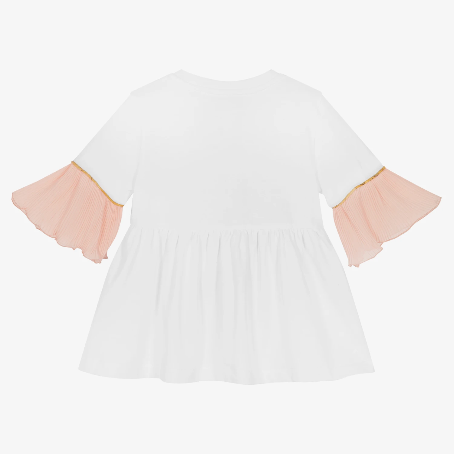 Alviero Martini Girls White Cotton T-Shirt 2 Alviero Martini Girls White Cotton T-Shirt - Image 2