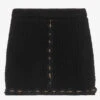 Angel's Face Girls Black Knitted Skirt