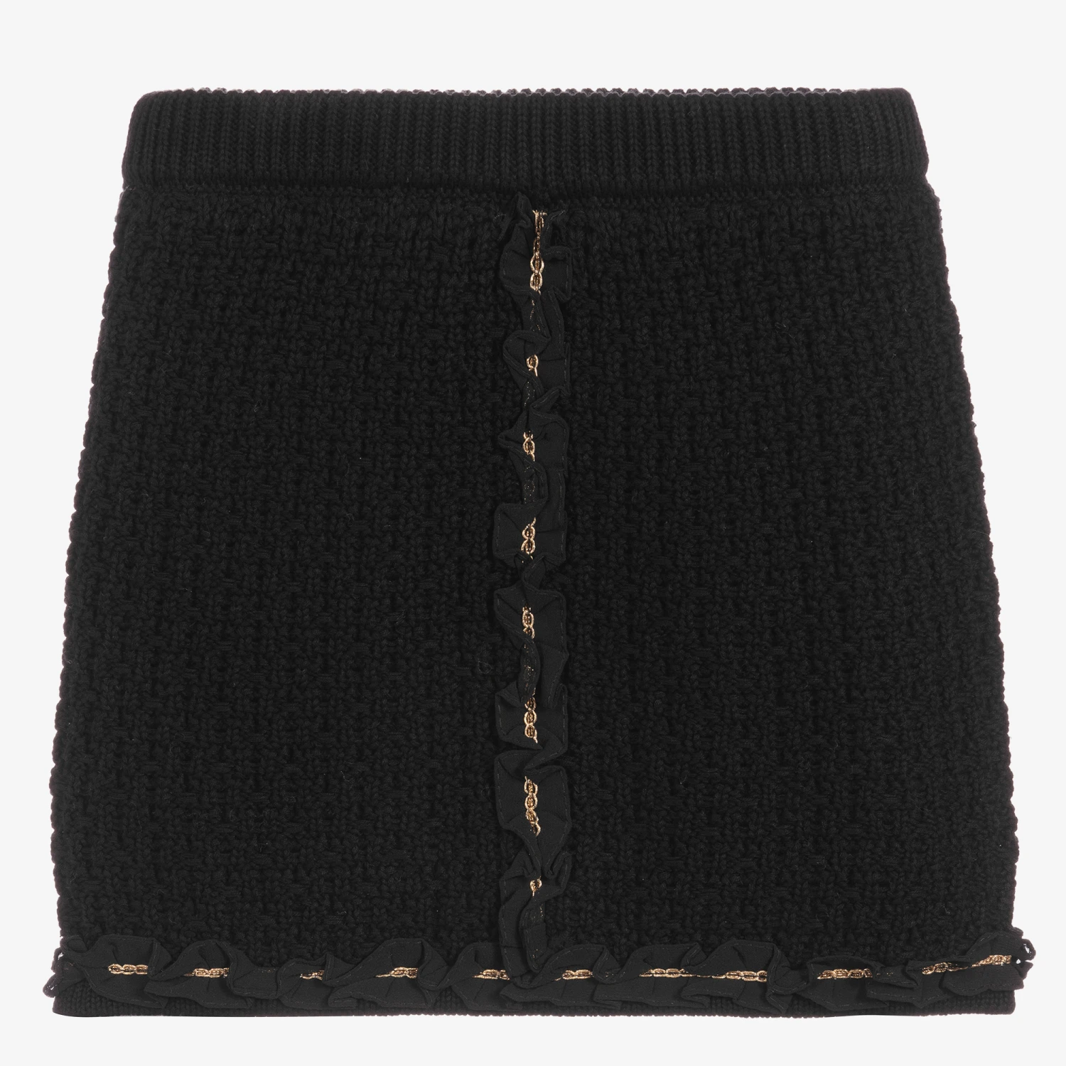 Angel's Face Girls Black Knitted Skirt 1 Angel's Face Girls Black Knitted Skirt