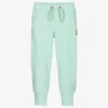 Angel's Face Girls Green Cotton Joggers