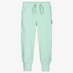 Angel's Face Girls Green Cotton Joggers