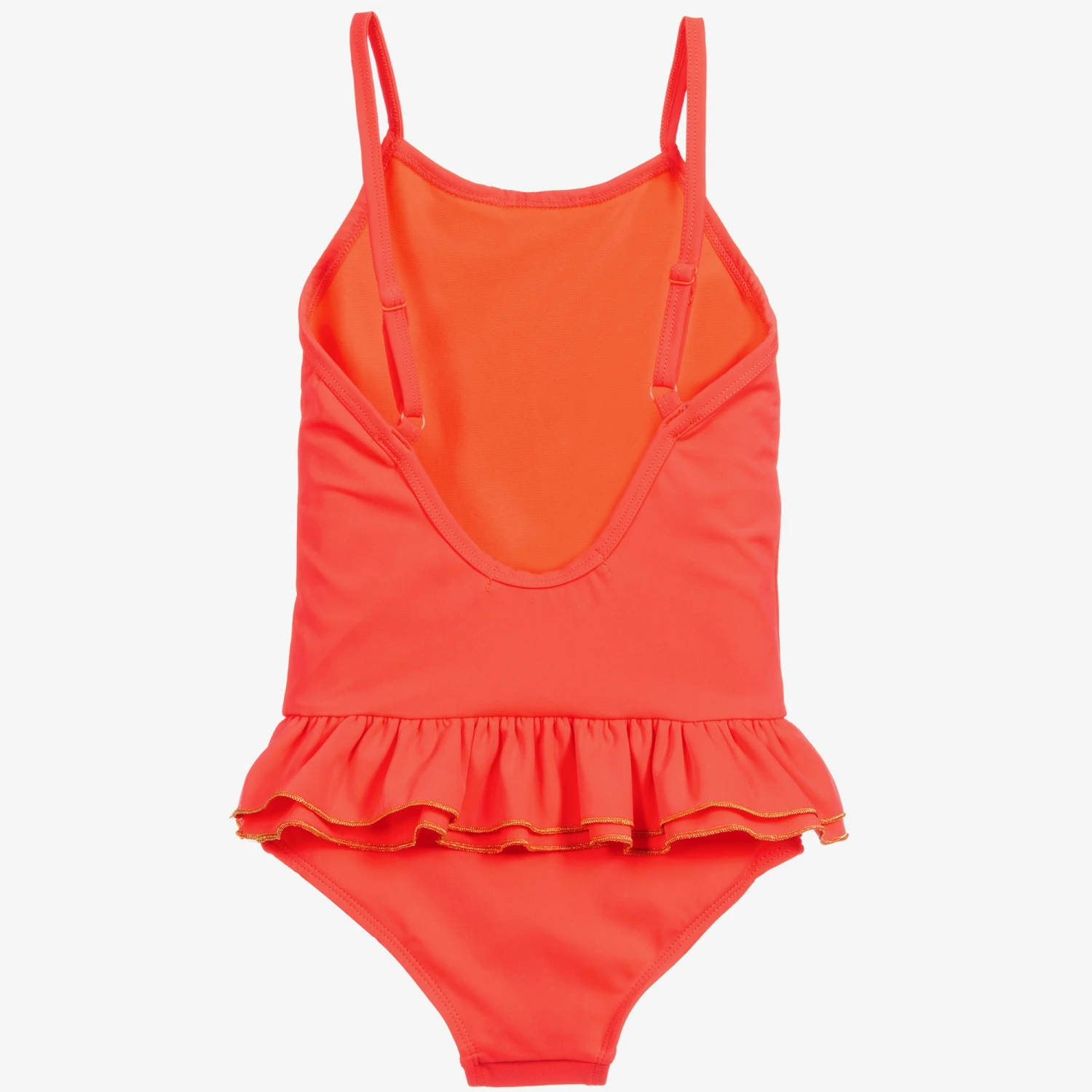Angel's Face Orange Frill Swimsuit (UPF50+) 2 Angel's Face Orange Frill Swimsuit (UPF50+) - Image 2