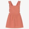 Babidu Girls Pink Pinafore Dress