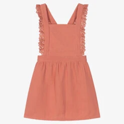 Babidu Girls Pink Pinafore Dress