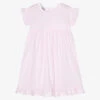 Babidu Girls Pink Stripe Cotton Dress