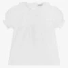 Babidu Girls White Cotton Blouse