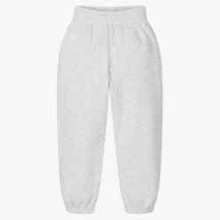 Balenciaga Grey Marl Cotton Joggers