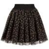 Balloon Chic Black & Beige Tulle Skirt