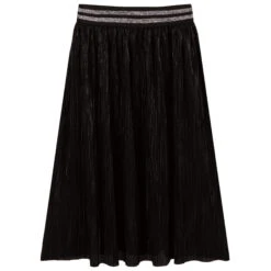 Balloon Chic Girls Black Pleated Skirt
