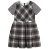 Balloon Chic Girls Grey Wool Blend Dress