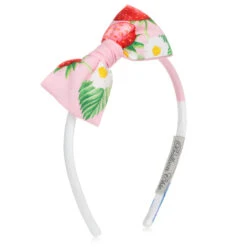 Balloon Chic Girls Pink Bow Hairband
