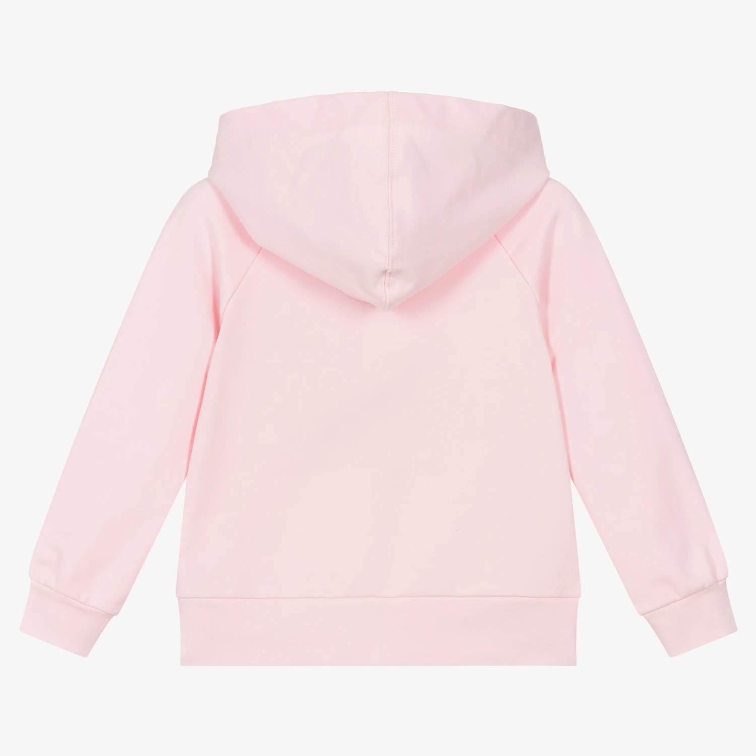 Balloon Chic Girls Pink Cotton Teddy Bear Zip-Up Top 2 Balloon Chic Girls Pink Cotton Teddy Bear Zip-Up Top - Image 2