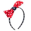Balloon Chic Red & Blue Spotty Hairband