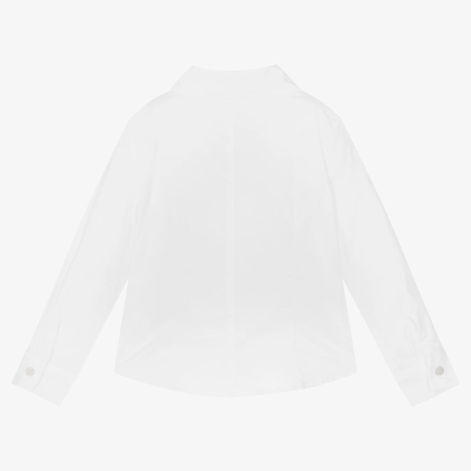 Balloon Chic White Cotton Bow Blouse 3 Balloon Chic White Cotton Bow Blouse - Image 3