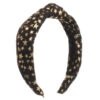 Bari Lynn Black, Gold & Crystal Hairband