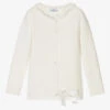 Beau KiD Girls Ivory Knitted Cardigan
