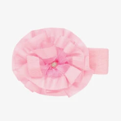 Beau KiD Girls Pink Ruffle Headband