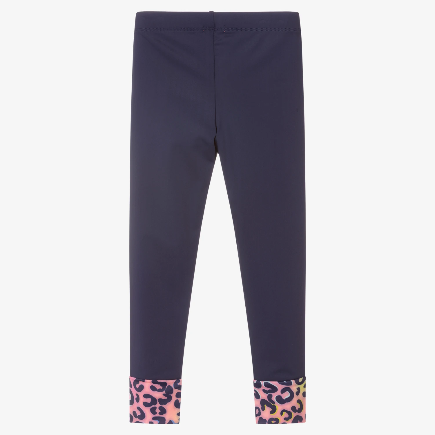 Billieblush Girls Blue Leopard Leggings 3 Billieblush Girls Blue Leopard Leggings - Image 3