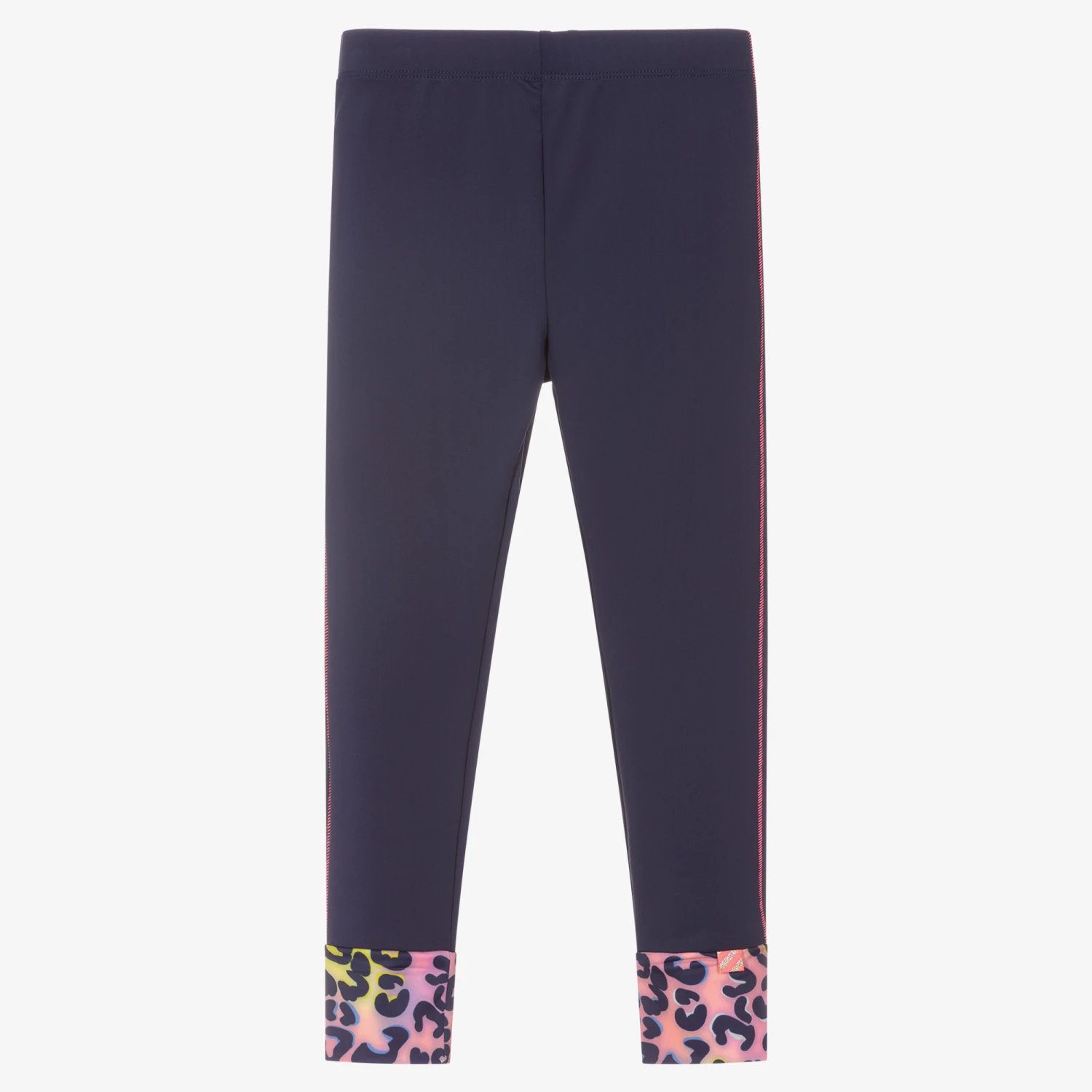 Billieblush Girls Blue Leopard Leggings 1 Billieblush Girls Blue Leopard Leggings