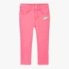 Billieblush Girls Neon Pink Heart Jeans