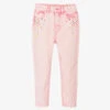Billieblush Girls Pink Acid Wash Jeans