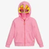 Billieblush Girls Pink Masked Zip-Up Top