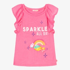 Billieblush Girls Pink Rainbow T-Shirt