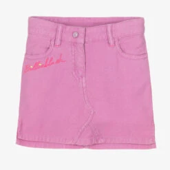 Billieblush Girls Purple Cotton Twill Skirt