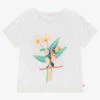 Billieblush Girls White Toucan Print Cotton T-Shirt