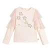 Billieblush Pale Pink Cotton Star Top